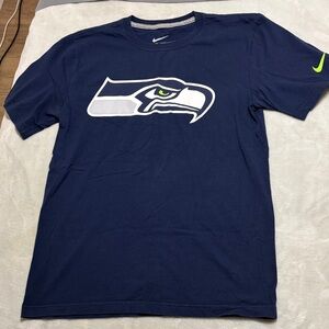 Nike Seattle Seahawks Blue Short Sleeve T Shirt